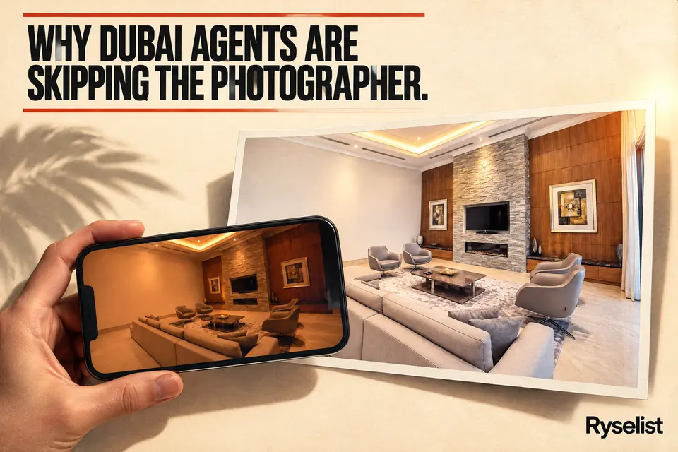Real estate photography in Dubai: why agents are skipping the photographer in 2026